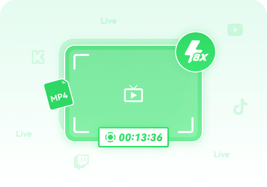 ライブ配信を録画