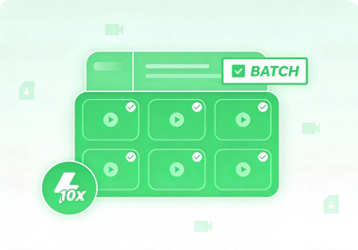 最大10倍速＆一括ダウンロード対応