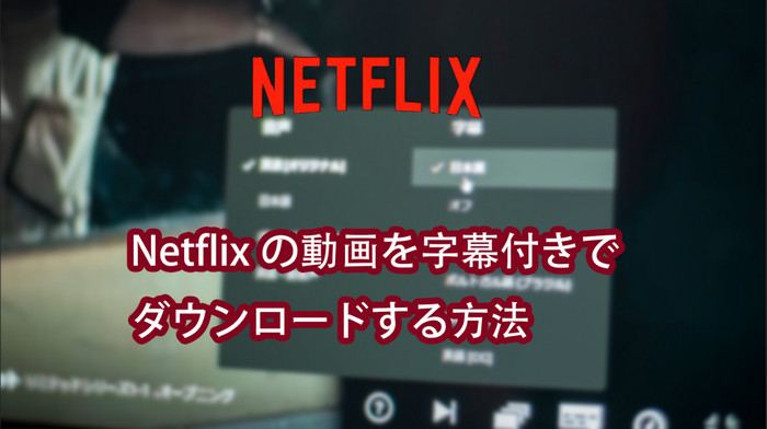 Netflixで配信される映画やドラマをダウンロードしてUSBメモリに保存する方法